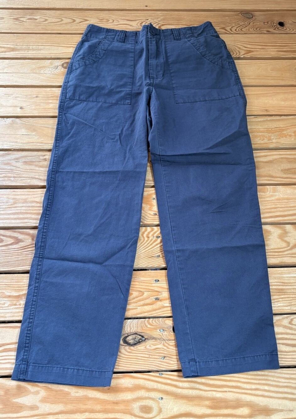Sundance Women’s Cotton Chino Pants Size 2 Navy M7
